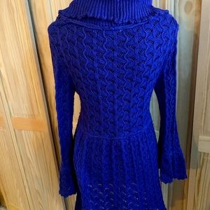 Purple long sleeve cardigan